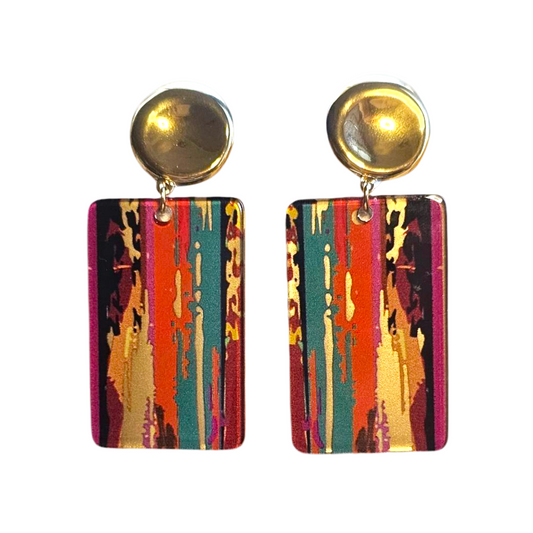 Boucles d’Oreilles Rectangulaires