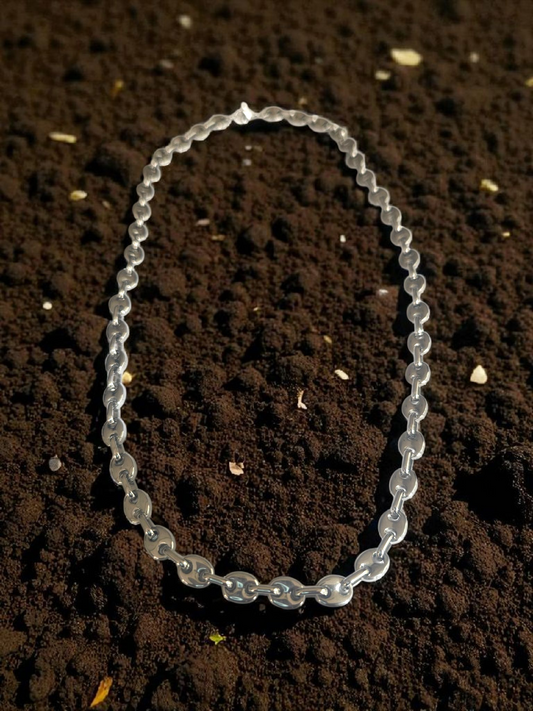 Collier Éclat Café argenté