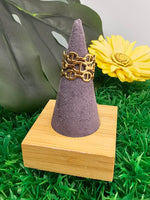 Bague Tournesol Doré