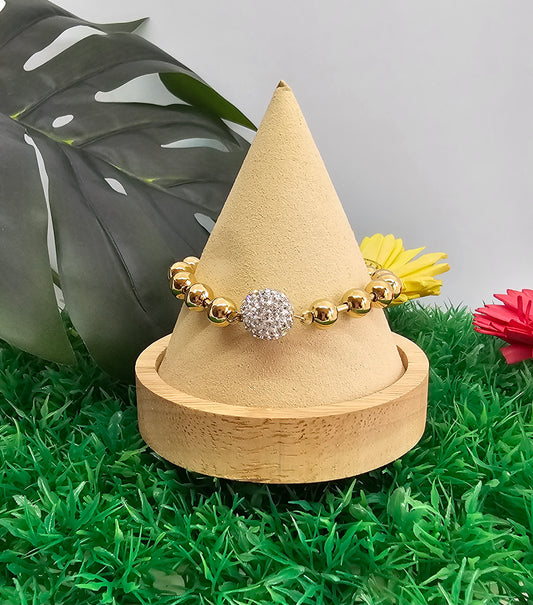 Bracelet Anémone Doré