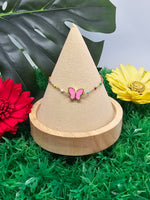 Bracelet Papillon rose