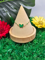 Bracelet Papillon vert