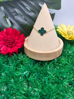 Bracelet trèfle vert