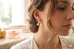 Boucles d’Oreilles Fleury Doré