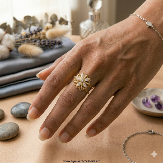 Bague Anti-Stress Fleur