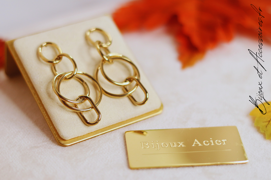 Boucles d’Oreilles Apolline Doré