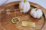 Boucles d’Oreilles Neptune Doré