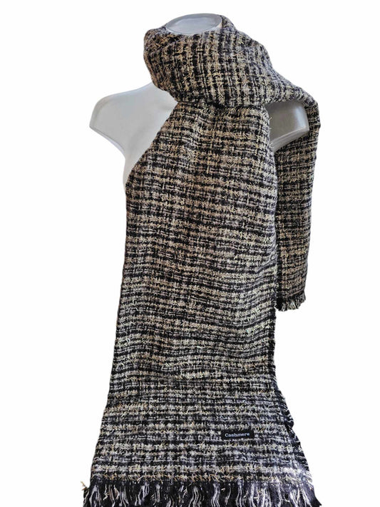 Écharpe Tweed Noir