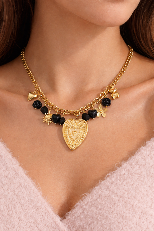 Collier Charm Élégance – Acier Inoxydable