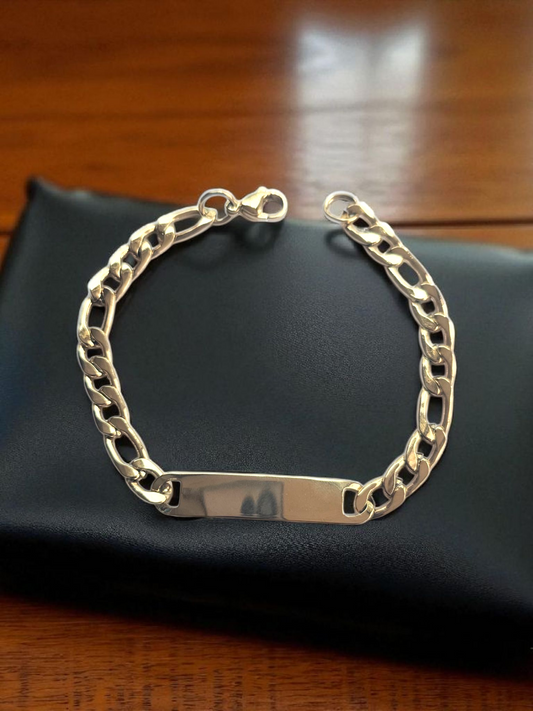 Bracelet gourmette doré maille moyenne