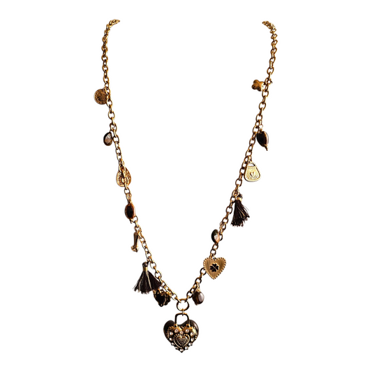 Sautoir Doré à breloques