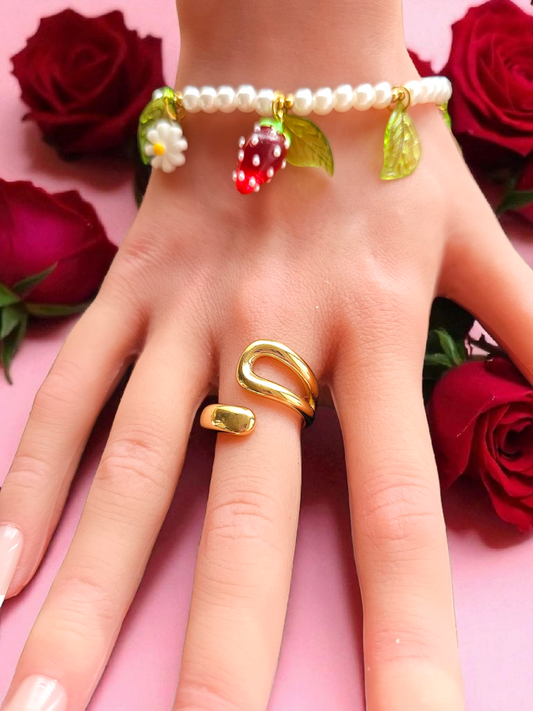 Bague incurvé contemporaine