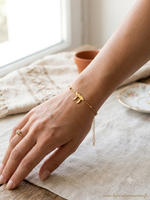 Bracelet Chaîne Satellite "Chai" en Acier Inoxydable Doré
