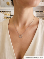 Collier Soleil en Acier Inoxydable Éclat Bohème