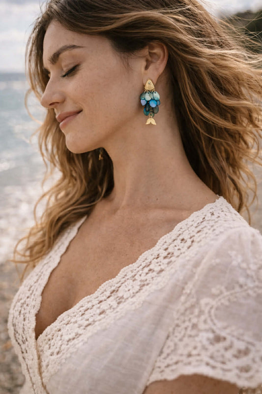 Boucles d’Oreilles Poisson Articulées