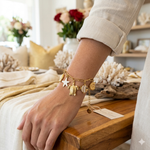 Bracelet Marine en Acier Inoxydable Multi-Charms (collection Océan)