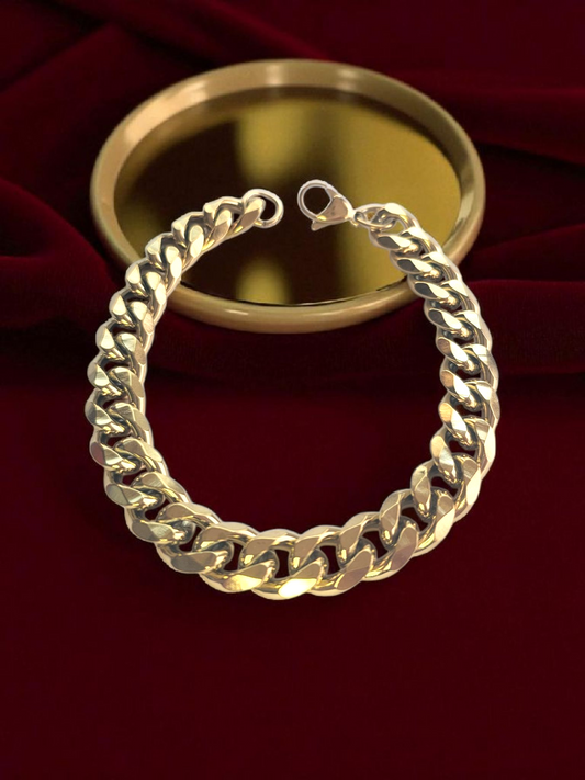 Bracelet doré Maillon Large