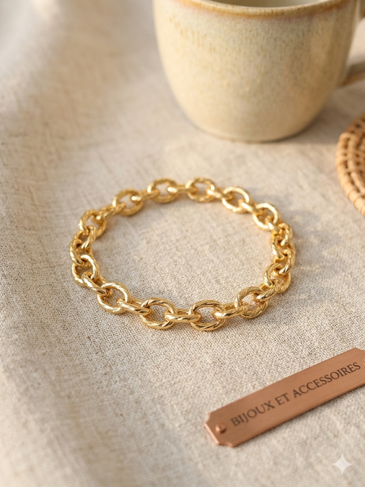 Bracelet Maillons Dorés