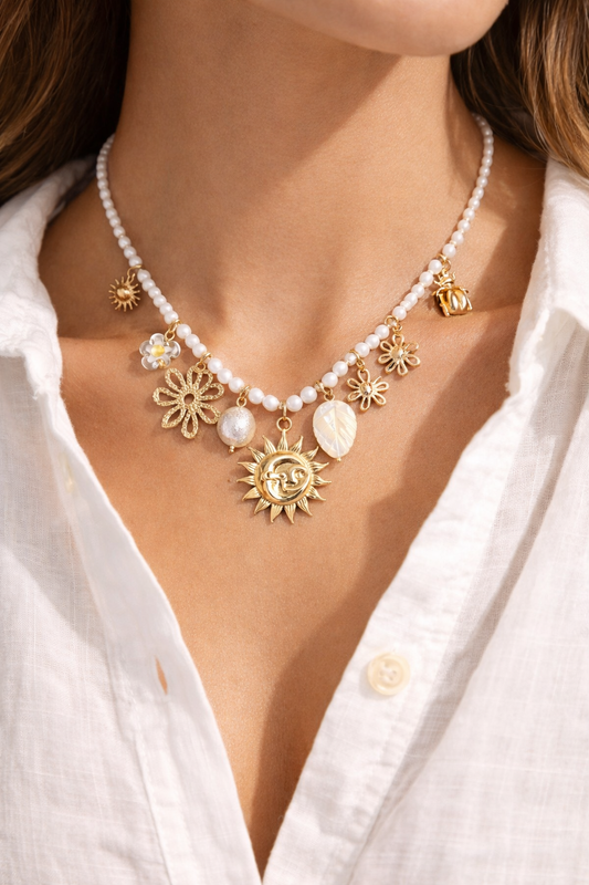 Collier Soleil & Charms