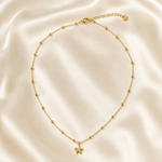 Collier enfant Petite Étoile en acier inoxydable doré