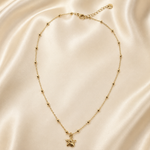 Collier enfant  étoile de mer en acier inoxydable doré