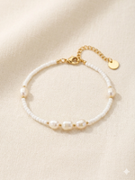 Chaîne de Cheville "Perles d'Écume" Douceur Marine